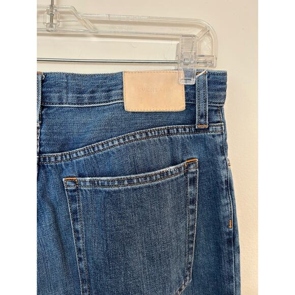 Everlane The Summer Jean Ripped Knees Size 27R High Rise Cropped Jeans - Picture 5 of 7